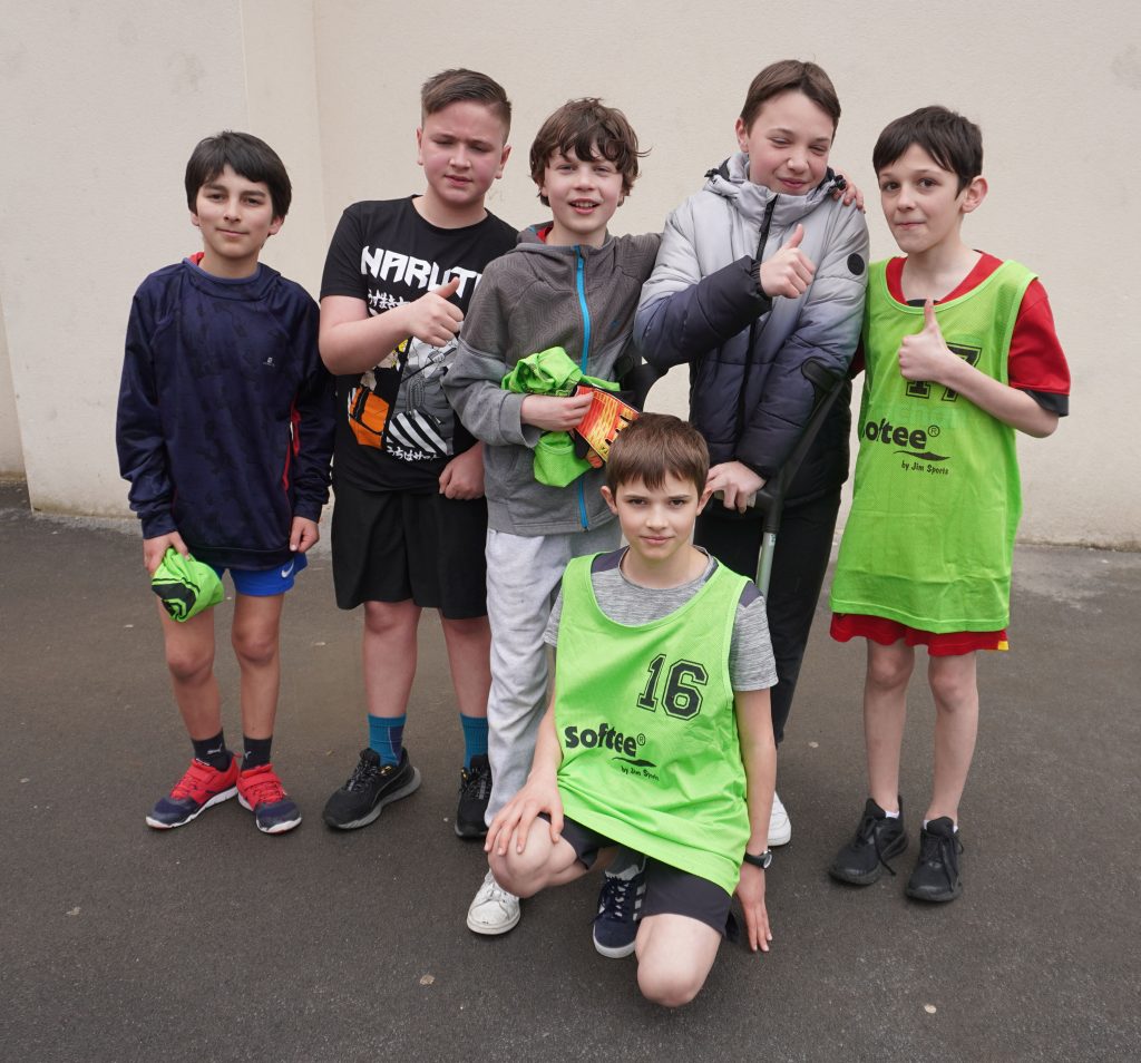 équipe tournoi football collège